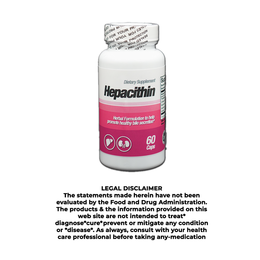 Hepacithin Herbal Liver Support – Promotes Healthy Bile Secretion & Digestive Detox