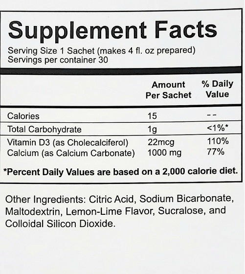 Effervescent Calcium 1000MG with Vitamin D3